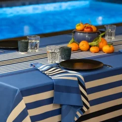 Serviette de table Bleu
