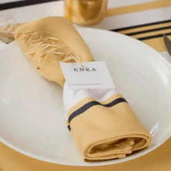 Serviette de table Jaune