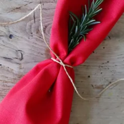 Serviette de table Rouge