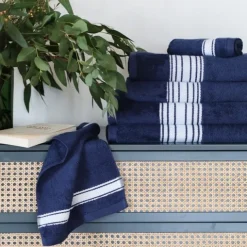 Serviette invité Bleu