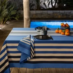 Tissu Bleu