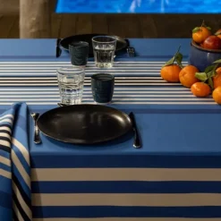 Tissu Bleu