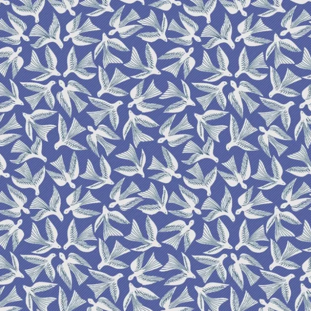 Tissu Bleu