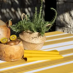 Tissu enduit Jaune