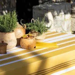 Tissu enduit Jaune