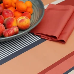 Tissu enduit Orange