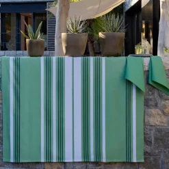Tissu enduit Vert