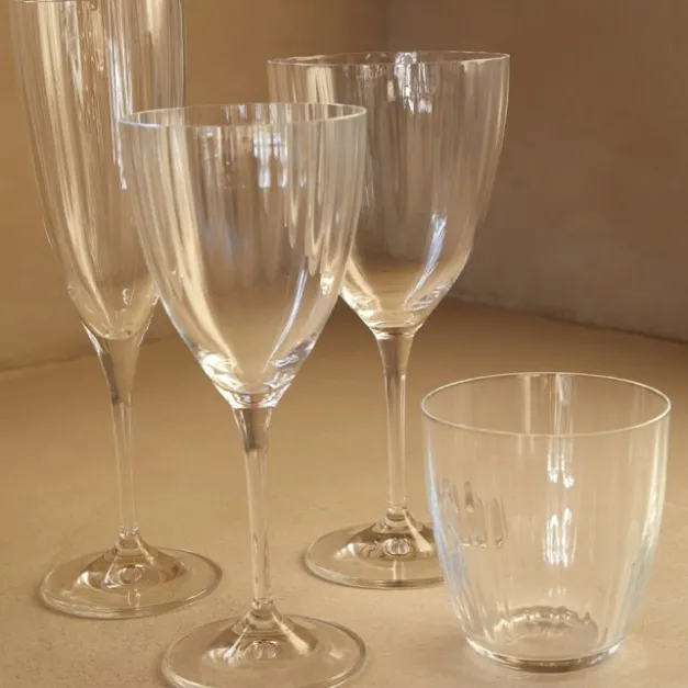 Verres à eau et à pied Transparent